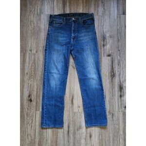 AJ ARMANI Jeans J31 Regular Fit Mid Wash Denim Straight Jeans Size 33x31 Zip Fly